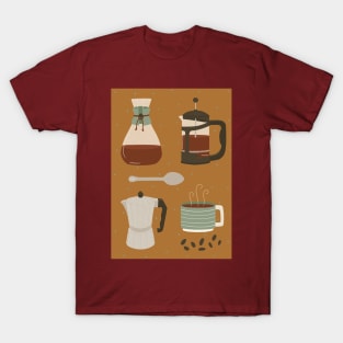 Coffee Utensils T-Shirt